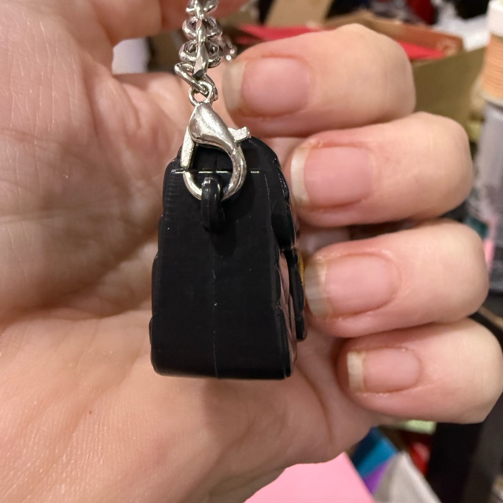 Gucci Inspired Black Quilted Chain Bag Charm ๐ค - Picture 3 of 3